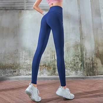Fitness spodnie Damskie obcisłe elastyczne wysoka talia brzuch uciskowe spodnie do jogi brzoskwini biodra sexy cienkie spodnie sportowe kurtki
