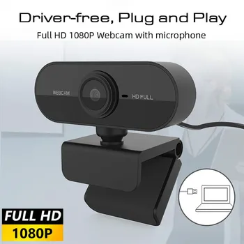 Full HD 1080P Webcam USB Z mikrofonem mini-kamera komputerowa,elastyczne zawó pozycji , do notebooków, gry planszowe kamera online-edukacja