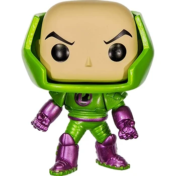 Funko Pop Lex Luthor winylu lalki #219 DC superbohaterowie akcją zabawki figurki brinquedos kolekcja model dla dzieci prezenty z skrzynią