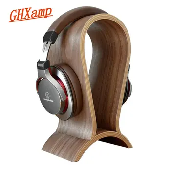 Ghxamp Headphone Stand uchwyt słuchawki uniwersalna арочная forma drewna orzechowego wieszak na słuchawki tenis wyświetlacz półka regał na Headphoe 1szt