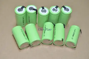 Golooloo 10 szt./lot 3000mAh 1.2 V Sub C SC Ni-MH NiMH akumulator baterii