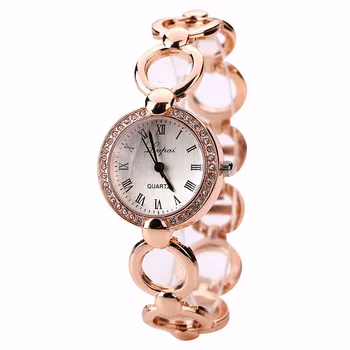 Gorąca Sprzedaż Moda Luksusowe Damskie Zegarki Damskie Zegarki Zegarek Bransoletka Biznes Mujer Mały Chronograf Kwarcowy Zegarek Relogio Feminino #B