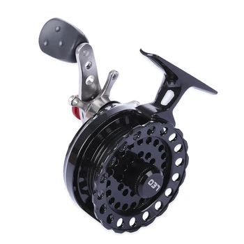 Gorąca sprzedaż LEO DWS60 4 + 1BB 2.6:1 65MM Fly Fishing Reel Wheel with High Foot Fishing Reels Left/Right Hand Fishing Reel Wheels