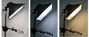 Gry planszowe fotografia telefon fotografowania uchwyt podstawka+Wysięgnik ramię+lampa led+odbłyśnik softbox ciągłe oświetlenie, zestawy do zdjęcia i filmy