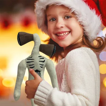 Głowa Syreny Pluszowe Zabawki Anime Miś Czarny Kot Kreskówka Miękkie Zwierzęta Lalka Horror Sirenhead Peluches Zabawki Dla Dzieci Prezent Na Boże Narodzenie