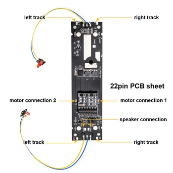 HO IC Circuit Board, PCB Board 1:87 Toy Train Accessories kompatybilna wersja aktualizacji głowicy pociąg ze światłem i dźwiękiem