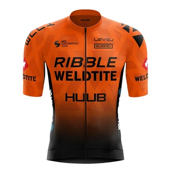 HUUB cycling Jersey suit Team ribble jest Weldtite Bike Jersey Set letnia odzież Męska Koszula z krótkim rękawem Mtb Maillot Ropa Ciclismo