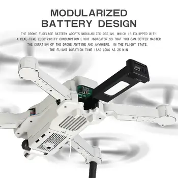 HobbyLane CSJ-X2 RC 4K HD profesjonalny powietrza dron FPV GPS Wifi Quadcopter High-hold Mode składany helikopter zewnętrzne zabawki