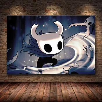 Hollow Knight Map The Game Poster Decoration of Painting on the HD Canvas canvas painting Of Hallownest wall poster art canvas