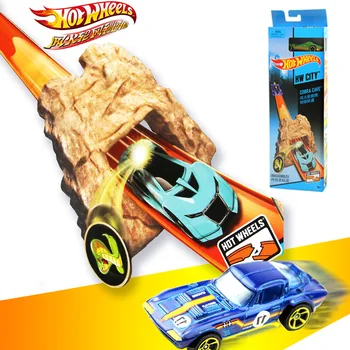 Hot Wheels 2018 track ESS BSC Pop-up launch Model Car Toys For Kids Children Diecast Brinquedos Hotwheels Birthday Gift BLR01