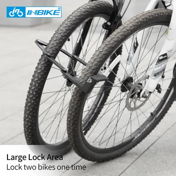 INBIKE Anti theft Bicycle Lock Anti-shear of 12 ton Hydraulic Cutter Bike Lock Motorcycle Lock część elektryczna roweru łańcuchowy, zamek