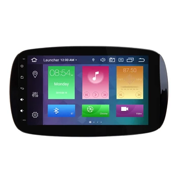 IPS DSP 1 din Android 10 samochodowy Radio odtwarzacz multimedialny dla Mercedes Smart Fortwo 2016 2017 nawigacja GPS stereo 4G RAM 64GB