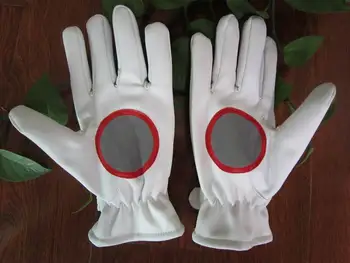 Idealne odblaskowe rękawice do odpraw w ruchu drogowym rękawiczki ze skóry naturalnej rękawice z logo patrol policji zimowy korzystanie z
