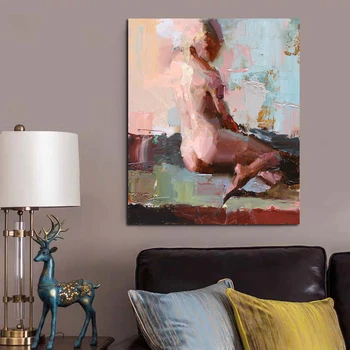 Jacob Dhein Nordic Sitting Naked Woman Pictures Wall Art Canvas Painting For Home Decoration Malarstwo Na Płótnie Na Wyjątkowy Prezent