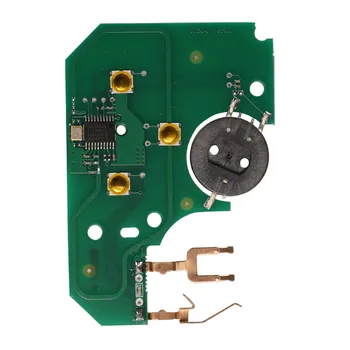 Jingyuqin 3 Button 433Mhz ID46 PCF7947 Chip Board Only Remote Smart Key Card do Renault Megane Scenic Grand