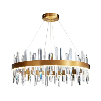 K9 Crystal Luxury LED Chandelier Lighting Postmodern 30W 40W 45W podwieszana lampa do jadalni, salonie dekoracji w domu, żyrandole