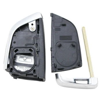 KEYECU Smart Remote Control Car Key Shell Case 3 4 za pomocą przycisków - brelok do BMW 1 2 3 4 5 6 7 8 Z Series X1 X3 X4 X5 X6 M3 M4