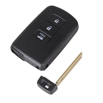 KEYYOU wymiana zdalnego klucza Shell Case 3 przyciski do Toyota Avalon Camry, RAV4 2012 2013 Smart Key Blade Fob pokrywa