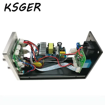 KSGER STM32 OLED T12 Temperature 2 IN 1 ALL IN ONE Hot Air Gun Dryer Digital High-Eng Rework stacja lutownicza żelazny uchwyt