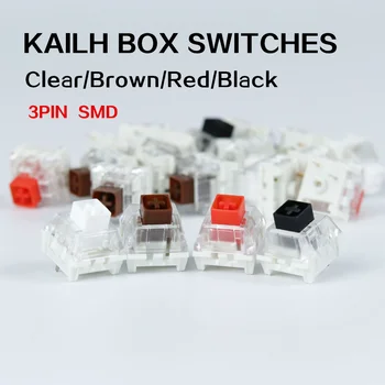 Kailh Box Switchers Black Red Brown White RGB SMD Switchers zestaw ochrony przełącznik do mechanicznej klawiatury do gier IP56 wodoodporny mx