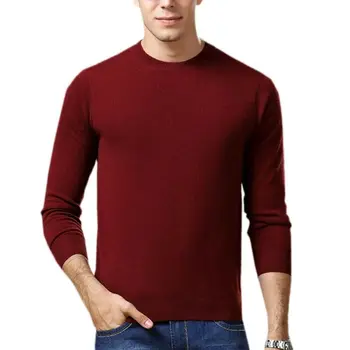 Kaszmirowy sweter męski wełniany sweter klasyczny sweter sweter biurowy