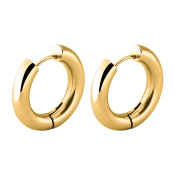 Klip na kolczyki złote kolczyki dla kobiet estetyczne akcesoria mody kolczyk ze stali nierdzewnej earcuff for women 2020 statement