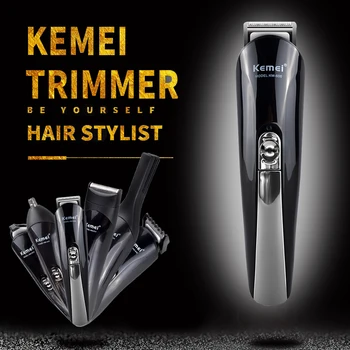 Km-600 11 w 1 wielofunkcyjna maszynka do strzyżenia włosów profesjonalny trymer do włosów elektryczny trymer do brody maszyna do cięcia włosów trimer cutter 5