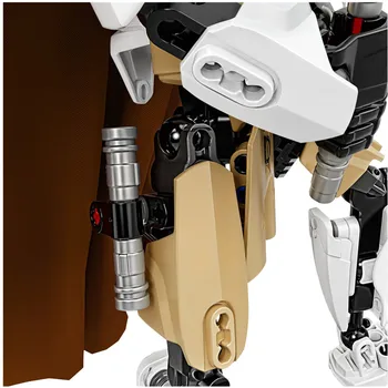 Kompatybilny Gwiezdne rośliny wars Obi-Wan Kenobi robot model klocki cegły oświecić zabawki dla dzieci, prezenty