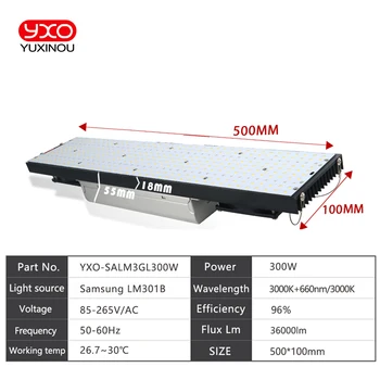 Led grow light board LM301B LM301H 408Pcs Chip Full spectrum 240w samsung 3000K, Red 660nm Veg/Bloom state Meanwell driver
