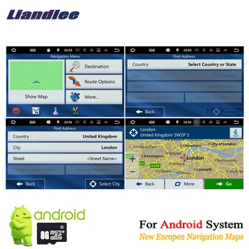 Liandlee 8GB SD Card mapy nawigacyjne GPS Mapa Android dla Europy Netherlands Irlandia Belgia Francja Niemcy wielka Brytania Włochy Hiszpania Polska
