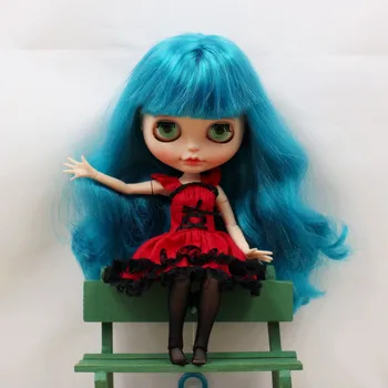 Lodowy DBS Blyth lalka zabawka strój lodowy staw ciała strój moda czerwona sukienka z legginsami sukienka