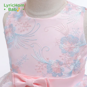 LyricHom Baby 2020 Party Dress Little Gilr Sleeveless Midi Elegant Kids Dresses for Girls Mesh Children ' s Princess Dress Dresses