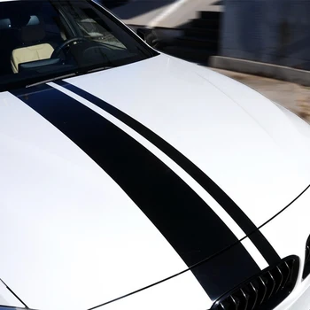 M Performance Car Hood dach tylna pokrywa paska Winylowa naklejka naklejki do BMW F10 F30 F20 F87 F22 F34 F32 G30 E60 E90 E46 G20 G05