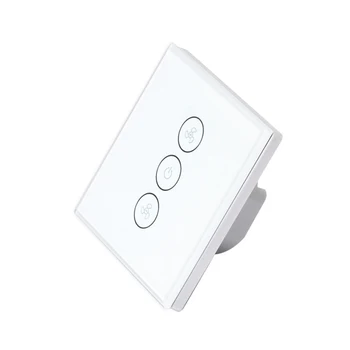 MEKISS smart fan switch WIFI connection APP remote control jest kompatybilny z Alexa voice control EU standard AC100-240V switch