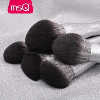MSQ 13шт pędzle do makijażu zestaw puder podstawa cień do powiek makijażu pędzel zestawy Bling gradient drewniany uchwyt piękno narzędzia