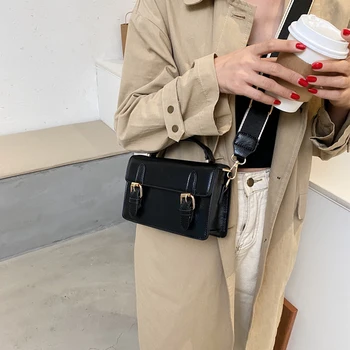 Małe torebki na ramię z imitacji skóry dla kobiet 2021 klasyczny trend Messenger torby na ramię i portfele damskie Lady luksusowy Ręczna torba