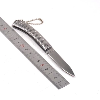 Mały składany owocowy nóż taktyczny nóż przetrwania 56HRC 440C kieszonkowe noże myśliwskie ze stali nierdzewnej odkryty camping EDC narzędzia