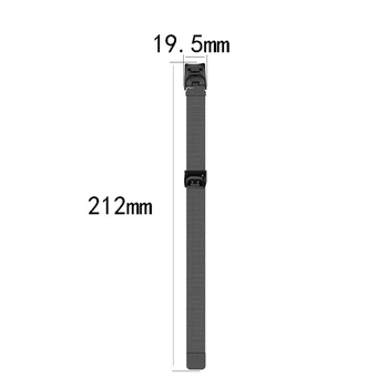 Mediolańskie Stalowa bransoletka dla Huawei Honor Band 5/4ENC Standard Edition CRS-B19/CRS-B19S Smart Watch Nadgarstkiem Tracker watchband