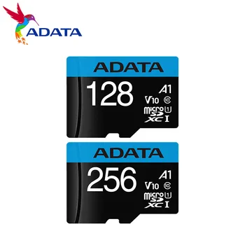 Micro SD Card 256GB U1 A1 V10 Smart TF Card Class10 128GB U1 Memory Card Flash Card Mini Microsd TF do telefonu Oryginał ADATA