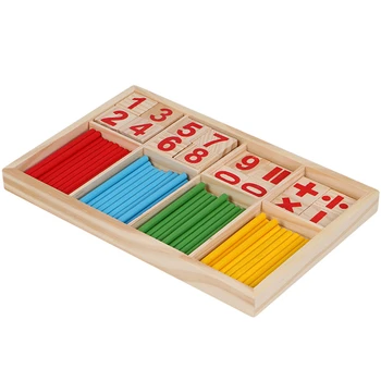 Montessori Edukacja Matematyka Matematyczne Zabawki Arytmetyka Liczenie Przedszkola Wrzeciona Drewniane Zabawki Edukacyjne Dla Dzieci, Dzieci