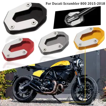Motocykl Boczna Podstawka Rozszerzenie Powiększalnik Pad Płytka Podstawka Do 2016 2017 2018 Ducati Scrambler 800 Akcesoria