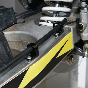 Motocykl CNC przedni tylny przewód hamulcowy elastyczny mocowania uchwyt kabla uchwyt do Suzuki RMX450Z 2010 2011 DRZ400SM 2005-2017