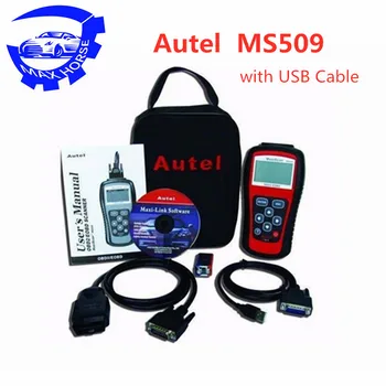 Ms509 Obdii/eobd Code Reader Autel Maxiscan Ms509 Auto Scanner Coverage(us, Asian & European) Ms 509