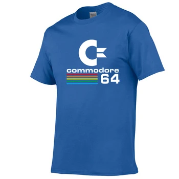Męskie t-shirty 2020 Summer Commodore 64 Print T shirt C64 SID Amiga Retro Cool Design T-shirt Short Sleeve Top tee Męska odzież