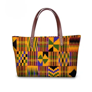 NOISYDESIGNS 2 szt./kpl. damskie torebki i portfel panie Afrykańska tradycyjne drukowanie top-Uchwyt torby dla kobiet torba na ramię