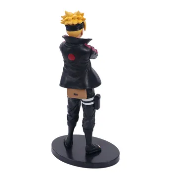 Naruto Uzumaki Боруто figurka zabawka modelu z czarną bazą anime Naruto Uzumaki Naruto syn Uzumaki Боруто PVC figurka zabawka 25 cm
