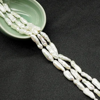 Nieregularny kształt naturalny baroku słodkowodne perły koraliki 16-22 mm temat perłowe koraliki do tworzenia biżuterii DIY naszyjnik około 20 szt.
