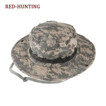Nowa armia USA Bonnie Hat wojskowa okrągły kapelusz Sun Bonnet Bucket Hat Sniper Military Hat Sunbonnet Woodland/ACU/CP
