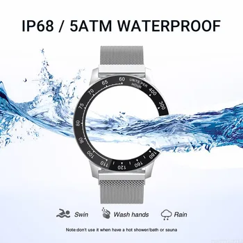 Nowe sportowe inteligentny zegarek Kobiety Mężczyźni custom watch dial 90+ fitness-tracker 1,3 cala IP68 Wodoodporny zegarek smart Android IOS telefon