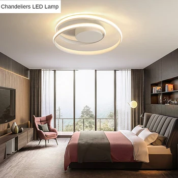 Nowoczesne lampy led, lampy do salonu, sypialni, gabinetu biały kolor czarny, do montażu powierzchniowego lampy lampy deco AC85-265V